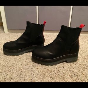 Platform booties